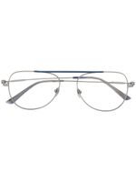 Calvin Klein lunettes de vue à monture pilote - Gris
