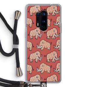 Mammoet: OnePlus 8 Pro Transparant Hoesje met koord
