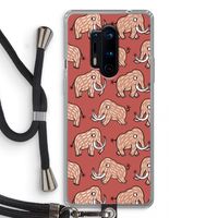 Mammoet: OnePlus 8 Pro Transparant Hoesje met koord
