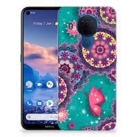 Nokia 5.4 | Hoesje maken | Cirkels en Vlinders