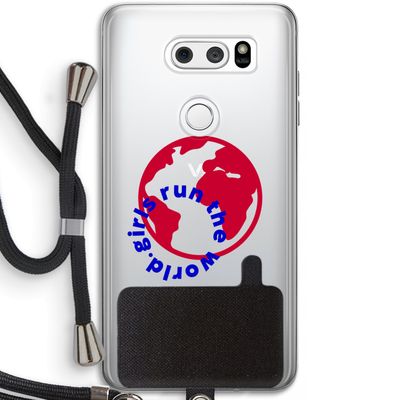 Run The World: LG V30 Transparant Hoesje met koord