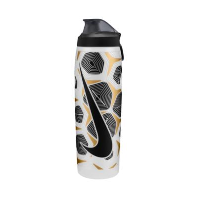 Nike Refuel Graphic Bidon 950ML Zilvergrijs Zwart Goud