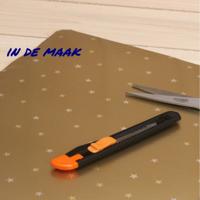 Bonbon doosjes - Chocolade doosje - Goud sterren HOOG - 48 stuks