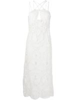 Cult Gaia robe Everly en dentelle - Blanc