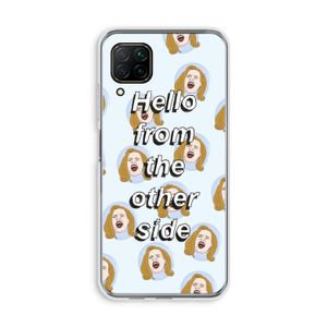 Hello: Huawei P40 Lite Transparant Hoesje
