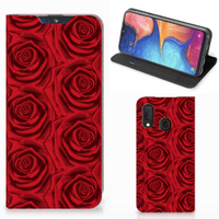 Samsung Galaxy A20e Smart Cover Red Roses - thumbnail