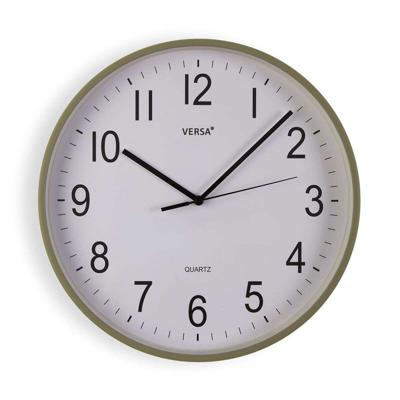 Muurklok Versa Groen Plastic 40 x 40 x 5,5 cm