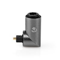 Nedis TosLink-Adapter | Toslink Female naar TosLink Male | 1 stuks - CATB25920GY CATB25920GY - thumbnail