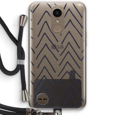 Marrakech Arrows: LG K10 (2017) Transparant Hoesje met koord