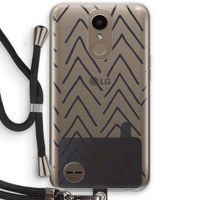 Marrakech Arrows: LG K10 (2017) Transparant Hoesje met koord