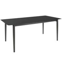 Crest dining tuintafel | aluminium | 180x90cm