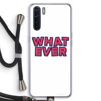 Whatever: Oppo A91 Transparant Hoesje met koord