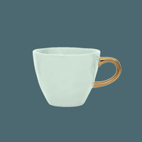 Good Morning kopje Koffie Ø8 cm - Celadon (set van 4)