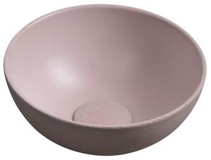 Sapho Minor toilet waskom beton 26cm roze