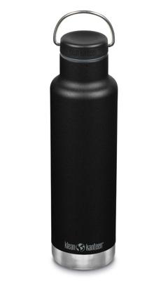 Klean Kanteen Classic Narrow 591Ml/20Oz + Ringdop Thermosfles Black 591ml