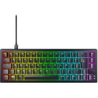 CHERRY K5V2 Compact toetsenbord Gamen USB AZERTY Frans Zwart