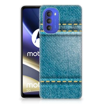 Motorola Moto G51 5G | Sillicone Back Cover | Jeans