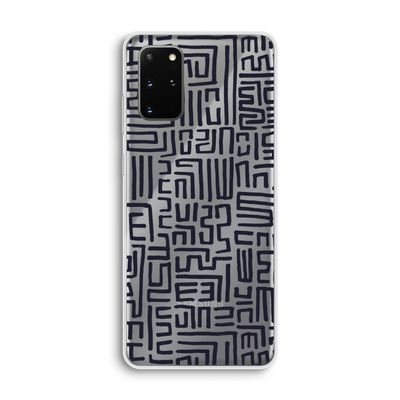 Moroccan Print: Samsung Galaxy S20 Plus Transparant Hoesje