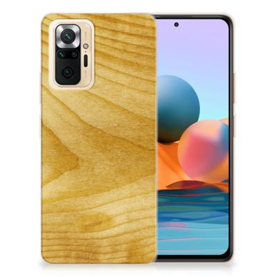 Xiaomi Redmi Note 10 Pro | Bumper Hoesje | Licht Hout