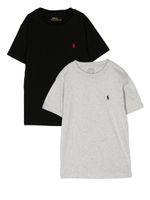 Ralph Lauren Kids lot de t-shirts à logo brodé - Noir - thumbnail