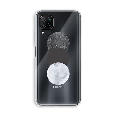 Marmeren cirkels: Huawei P40 Lite Transparant Hoesje