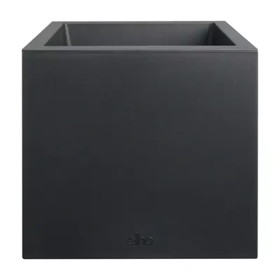 Elho Vivo next vierkant plantenbak met wielen 30cm living black