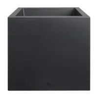 Elho Vivo next vierkant plantenbak met wielen 30cm living black
