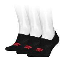 Levi's Footie High Rise Batwing Logo Jet Black 3-Pack-43/46
