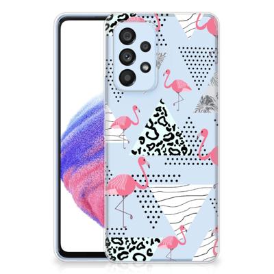 Samsung Galaxy A53 5G | TPU Hoesje | Flamingo Triangle