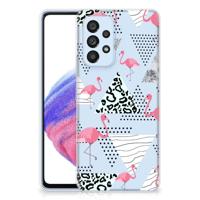 Samsung Galaxy A53 5G | TPU Hoesje | Flamingo Triangle