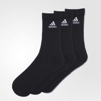 Adidas 3 Pack Sokken Zwart Lang - thumbnail