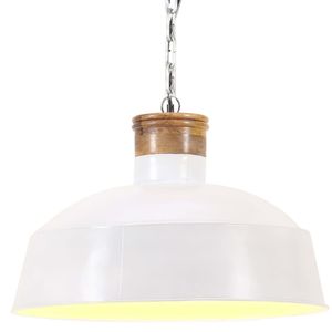 VidaXL Hanglamp industrieel e27 42 cm wit
