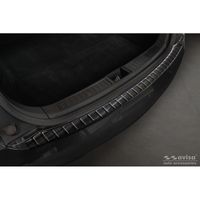 Zwart RVS Bumper beschermer passend voor Tesla Model S 2012- 'Ribs' AV245247 - thumbnail