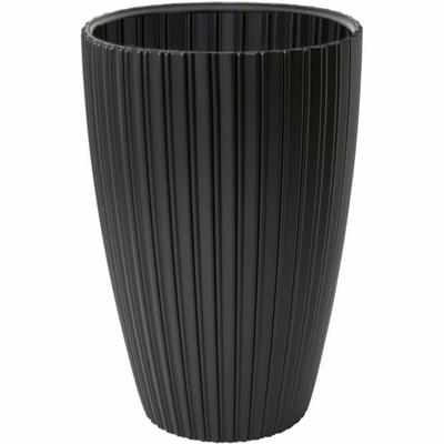Bloempot Garden ID Fancy Zwart Polyethyleen 40 x 58 cm