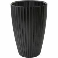 Bloempot Garden ID Fancy Zwart Polyethyleen 40 x 58 cm
