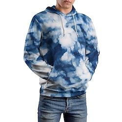 Grafisch tie-dye herenmode 3D-print hoodie vakantie streetwear hoodies witte capuchon print fleece winter lente herfst designer sweatshirt met capuchon Lightinthebox