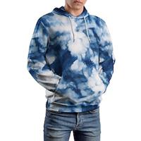 Grafisch tie-dye herenmode 3D-print hoodie vakantie streetwear hoodies witte capuchon print fleece winter lente herfst designer sweatshirt met capuchon Lightinthebox - thumbnail