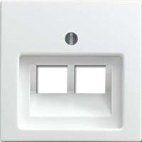 Busch Jaeger WIT afdekplaat UTP dubbel - 4694070