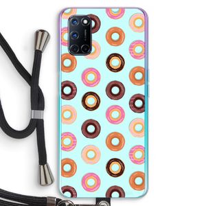Donuts: Oppo A92 Transparant Hoesje met koord