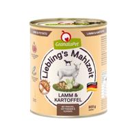 GRANATAPET Liebling's Mahlzeit Lamb and potato - natvoer voor honden - 800g