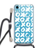 XOXO: iPhone XR Transparant Hoesje met koord