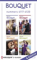 Bouquet e-bundel nummers 4117 - 4120 - Lynne Graham, Kate Hewitt, Jennie Lucas, Julia James - ebook
