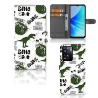 Telefoonhoesje | Met pasjeshouder | voor PPO A57 | A57s | A77 4G Dinosaurus