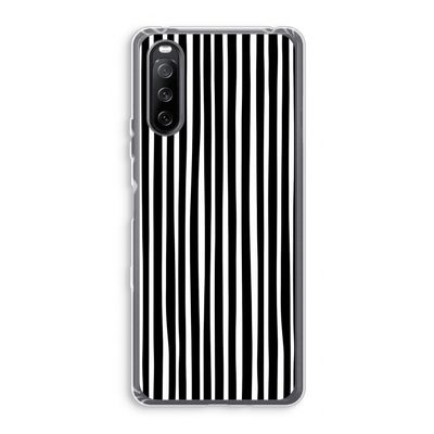 Stripes: Sony Xperia 10 III Transparant Hoesje