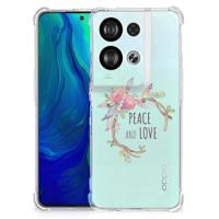 OPPO Reno8 Stevig | Bumper Hoesje | Boho Text