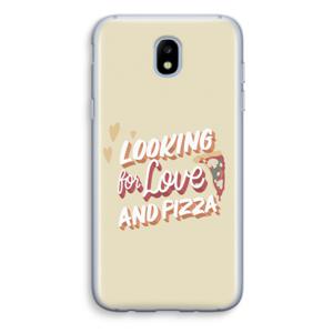 Pizza is the answer: Samsung Galaxy J5 (2017) Transparant Hoesje