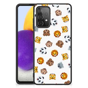 Back Case voor Samsung Galaxy A72 (5G/4G) Dieren Emojis