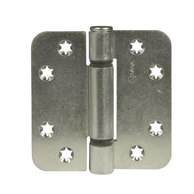Ivana Top 140 knopscharnier - 89x89x3mm - afgerond - verzinkt