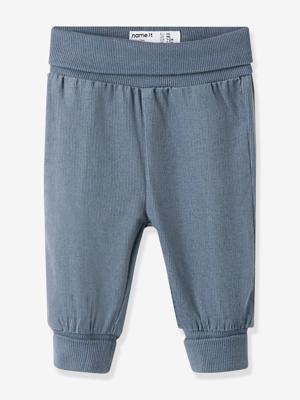 Broek van ribfluweel NBMSASALLE baby jongen NAME IT grijsblauw