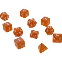 Eclipse 11 Dice Set: Pumpkin Orange Dobbelstenen